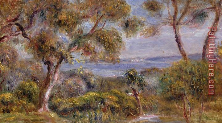 Pierre Auguste Renoir The Sea at Cagnes